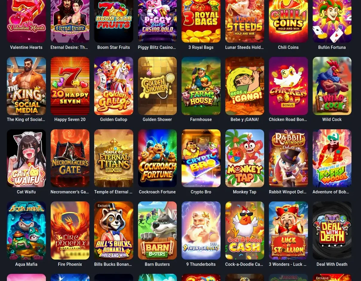 Wonderluck Mobile App Slots und Bonus Übersicht